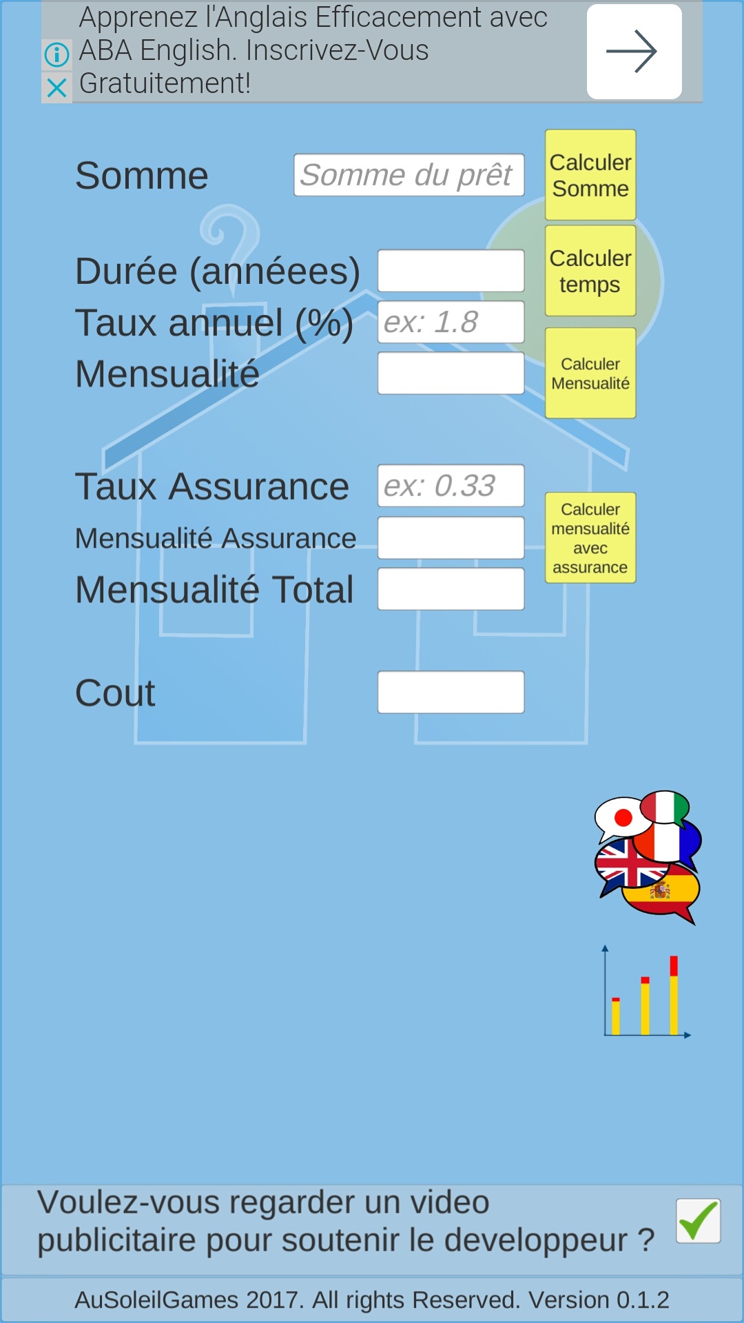 Calculatrice prêt immobilier
